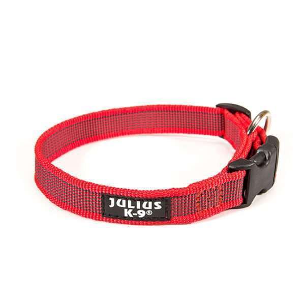 Julius K9 NZ Color & Gray collar in red