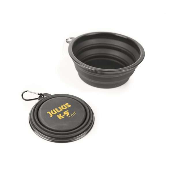 Julius K9 NZ Collapsible bowl collapsed and opened