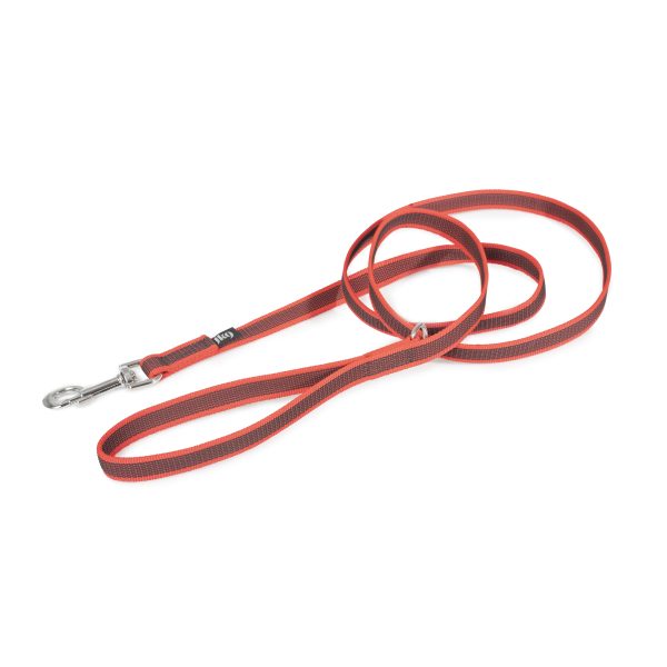 Color & Gray® Leash - Red/Grey, 20mmx1.8m